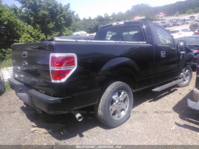 1FTRF12W99KB44600 - 2009 FORD F150  Black photo 4