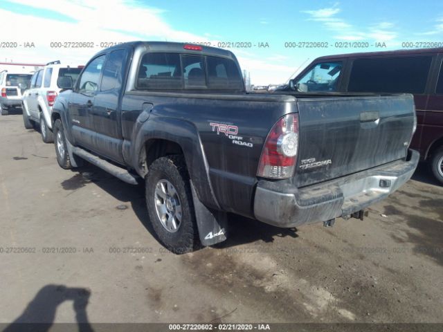 5TFUU4EN1BX022083 - 2011 TOYOTA TACOMA ACCESS CAB რუხი ფოტო 3