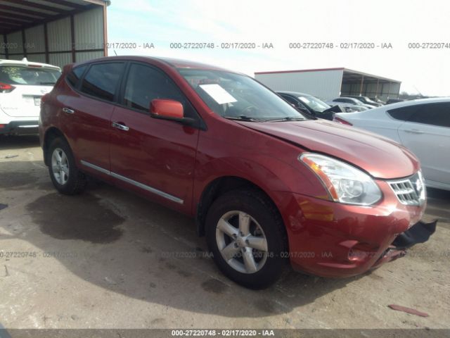 JN8AS5MT3DW002929 - 2013 NISSAN ROGUE S/SV Red photo 1