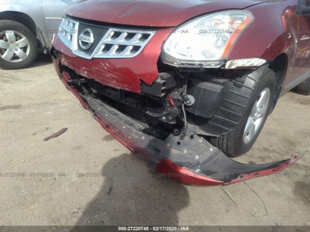 JN8AS5MT3DW002929 - 2013 NISSAN ROGUE S/SV Red photo 6