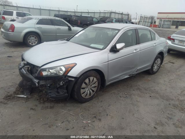 1HGCP2F33AA180268 - 2010 HONDA ACCORD LX Silver photo 2