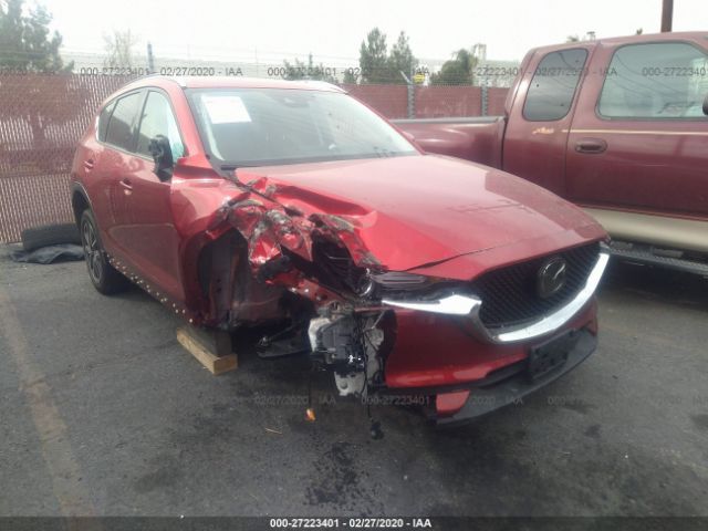 JM3KFADM4J0331506 - 2018 MAZDA CX-5 GRAND TOURING Red photo 1