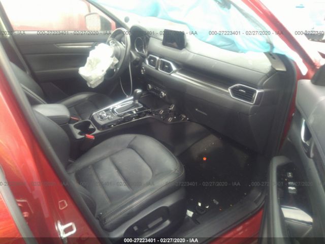 JM3KFADM4J0331506 - 2018 MAZDA CX-5 GRAND TOURING Red photo 5