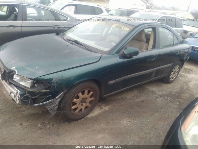 YV1RS61R312022267 - 2001 VOLVO S60  Green photo 2