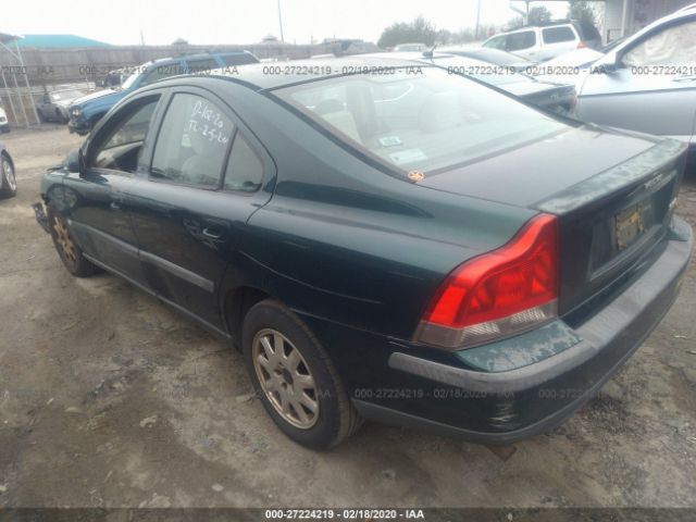 YV1RS61R312022267 - 2001 VOLVO S60  Green photo 3