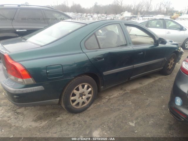 YV1RS61R312022267 - 2001 VOLVO S60  Green photo 4