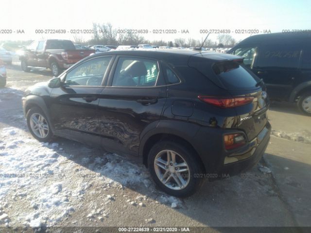 KM8K12AA0JU105247 - 2018 HYUNDAI KONA SE Black photo 3