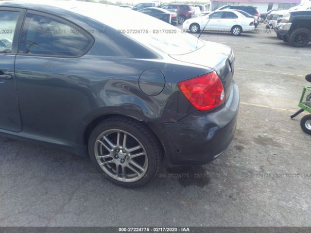 JTKDE177760063464 - 2006 TOYOTA SCION TC  Gray photo 6