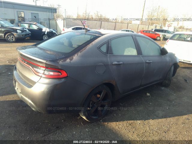 1C3CDFBB9FD111526 - 2015 DODGE DART SXT Gray photo 4