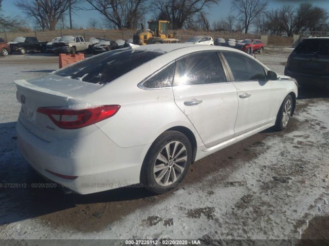 5NPE34AF2FH046366 - 2015 HYUNDAI SONATA SPORT/LIMITED White photo 4