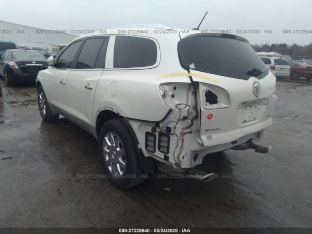 5GAKRCED8CJ281251 - 2012 BUICK ENCLAVE  White photo 3