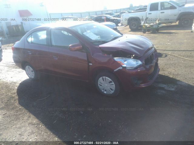 ML32F3FJ6JHF02268 - 2018 MITSUBISHI MIRAGE G4 ES Burdeos foto 1