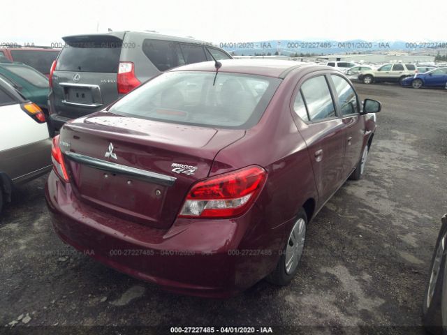 ML32F3FJ6JHF02268 - 2018 MITSUBISHI MIRAGE G4 ES Burdeos foto 4