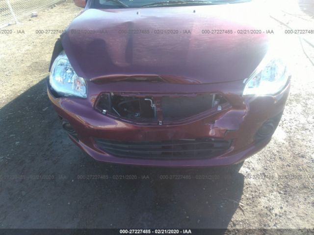 ML32F3FJ6JHF02268 - 2018 MITSUBISHI MIRAGE G4 ES Burdeos foto 6