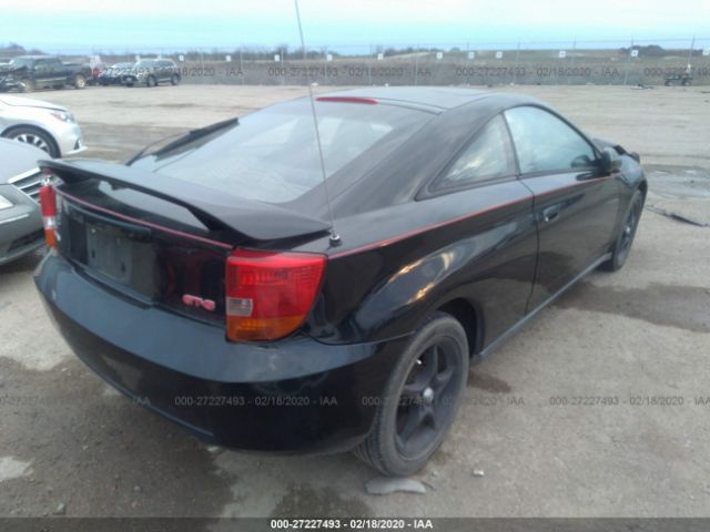 JTDDY32T720060590 - 2002 TOYOTA CELICA GT-S Black photo 4