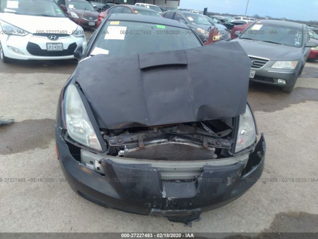 JTDDY32T720060590 - 2002 TOYOTA CELICA GT-S Black photo 6