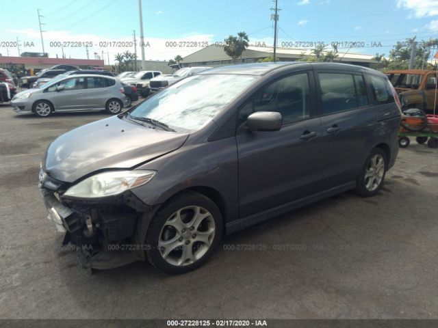 JM1CR2W32A0383697 - 2010 MAZDA 5  Gray photo 2