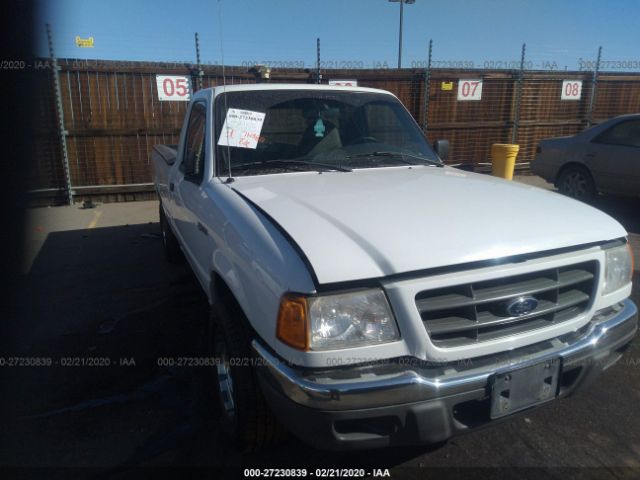 1FTYR10U41PB10463 - 2001 FORD RANGER  White photo 1