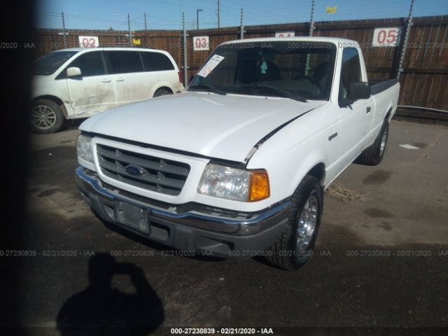 1FTYR10U41PB10463 - 2001 FORD RANGER  White photo 6