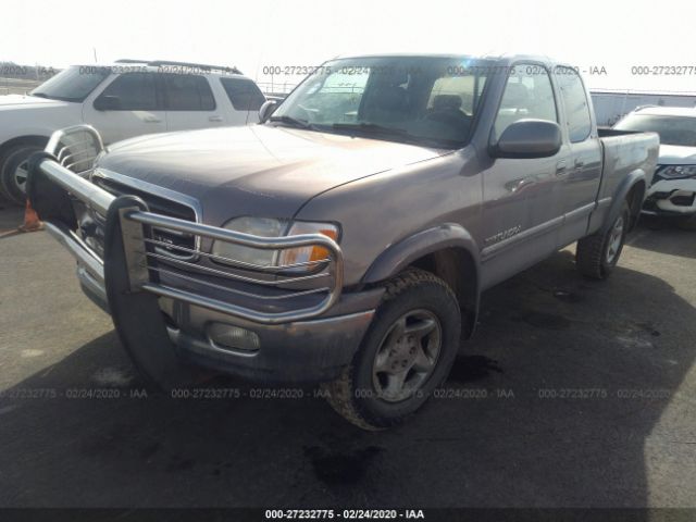 5TBBT4818YS092643 - 2000 TOYOTA TUNDRA ACCESS CAB LIMITED Tan photo 2