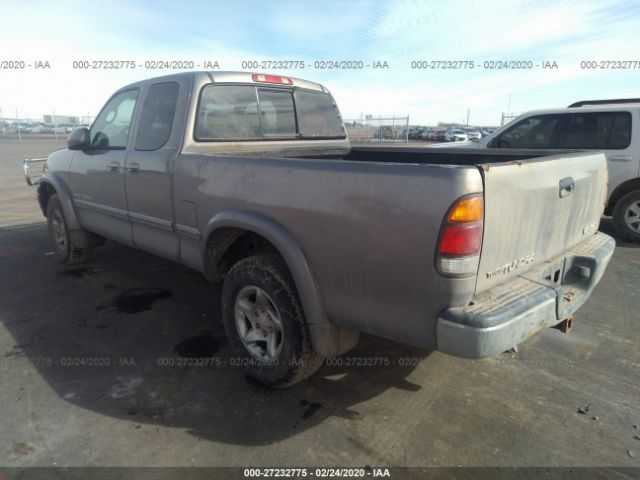 5TBBT4818YS092643 - 2000 TOYOTA TUNDRA ACCESS CAB LIMITED Tan photo 3