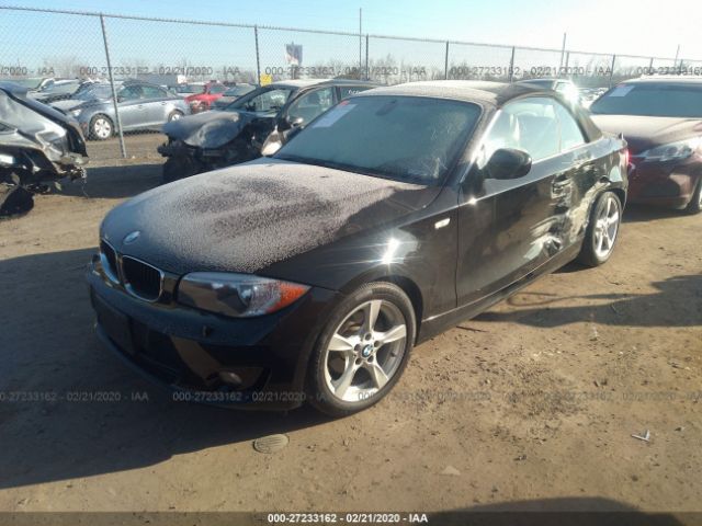 WBAUL7C58DVU09801 - 2013 BMW 128 I Black photo 2