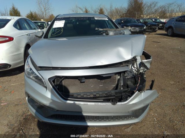 5NPE34AF7HH495559 - 2017 HYUNDAI SONATA SPORT/LIMITED Silver photo 6