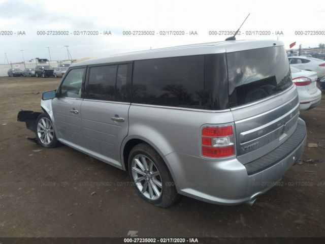 2FMHK6D81KBA20657 - 2019 FORD FLEX LIMITED Silver photo 3