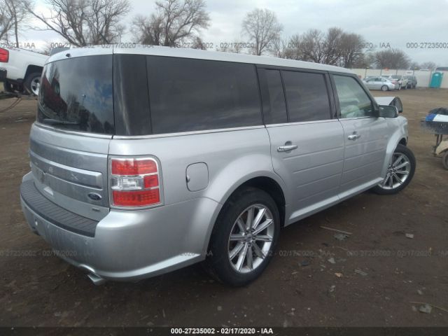 2FMHK6D81KBA20657 - 2019 FORD FLEX LIMITED Silver photo 4