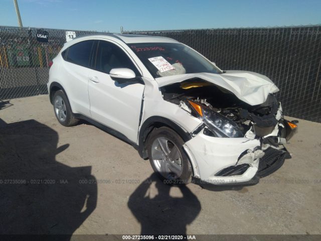 3CZRU5H56KM714766 - 2019 HONDA HR-V EX White photo 1