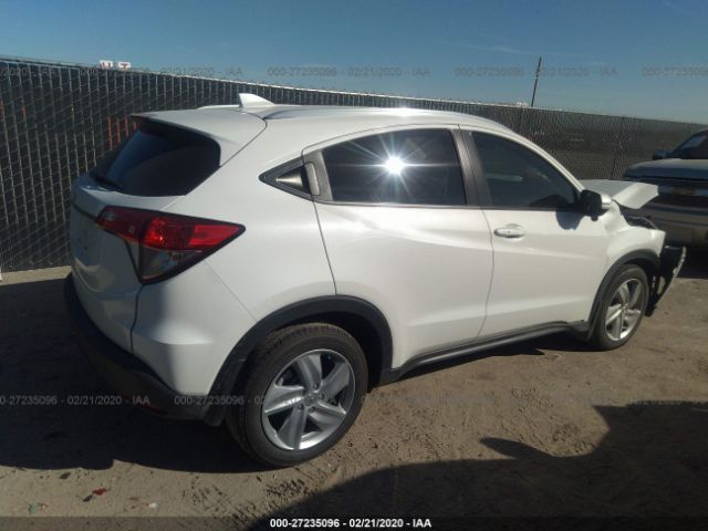 3CZRU5H56KM714766 - 2019 HONDA HR-V EX White photo 4