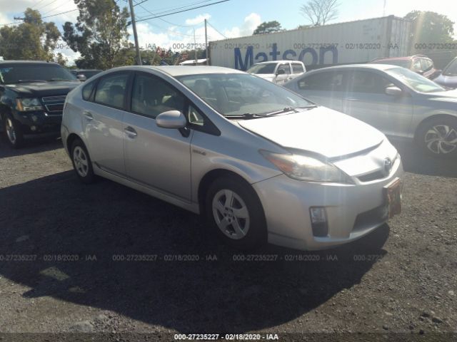 JTDKN3DUXB0325573 - 2011 TOYOTA PRIUS  Silver photo 1