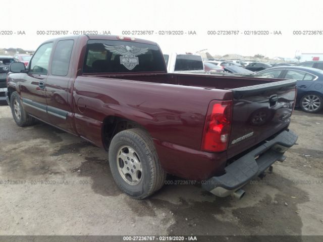 2GCEC19T331348531 - 2003 CHEVROLET SILVERADO C1500 Maroon photo 3