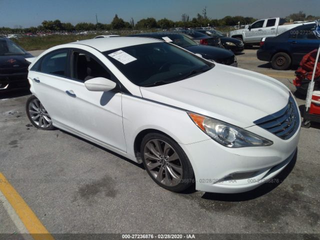 5NPEC4AC5DH550607 - 2013 HYUNDAI SONATA SE/LIMITED White photo 1