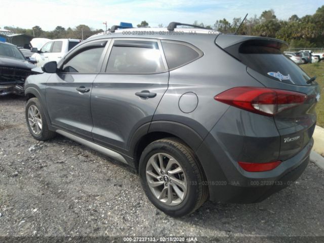 KM8J33A42HU341799 - 2017 HYUNDAI TUCSON LIMITED/SPORT AND ECO/SE Gray photo 3