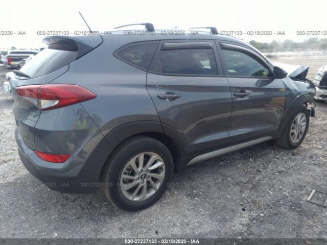 KM8J33A42HU341799 - 2017 HYUNDAI TUCSON LIMITED/SPORT AND ECO/SE Gray photo 4