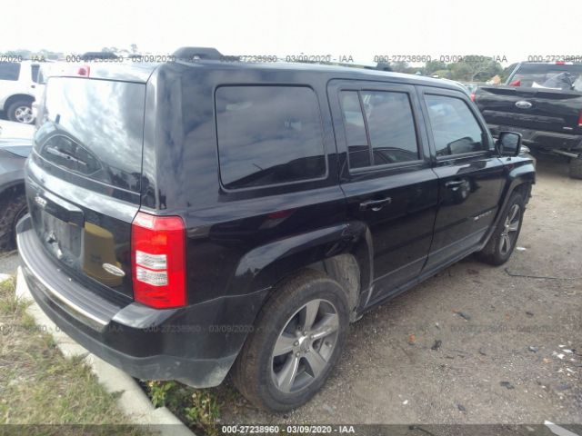 1C4NJPFA7GD502616 - 2016 JEEP PATRIOT LATITUDE Black photo 4