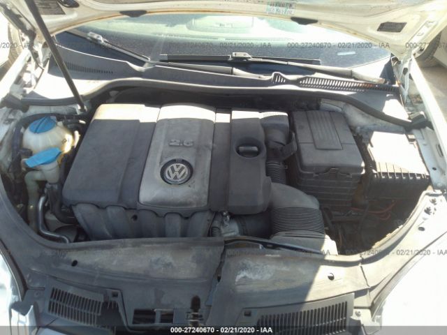 3VWRM71K18M055874 - 2008 VOLKSWAGEN JETTA SE/SEL White photo 10