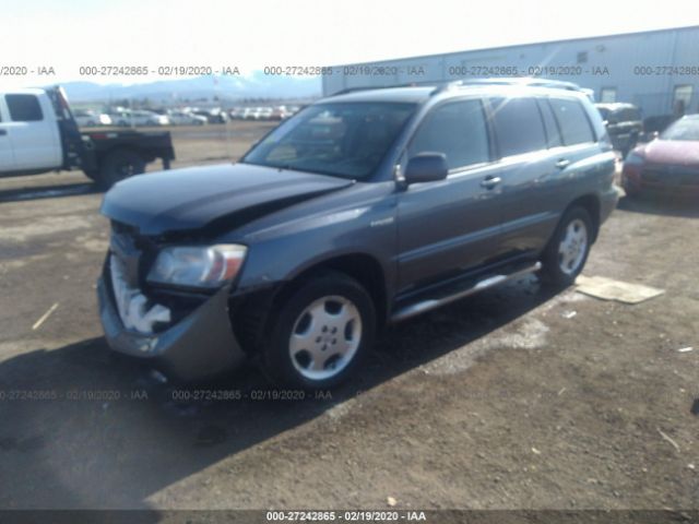 JTEEP21A540062418 - 2004 TOYOTA HIGHLANDER  Gray photo 2