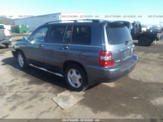 JTEEP21A540062418 - 2004 TOYOTA HIGHLANDER  Gray photo 3