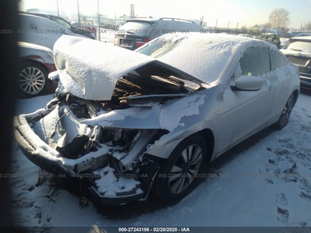 1HGCS12839A009168 - 2009 HONDA ACCORD EXL Silver photo 2