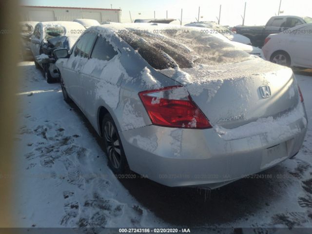 1HGCS12839A009168 - 2009 HONDA ACCORD EXL Silver photo 3