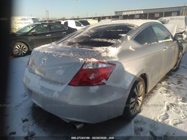 1HGCS12839A009168 - 2009 HONDA ACCORD EXL Silver photo 4