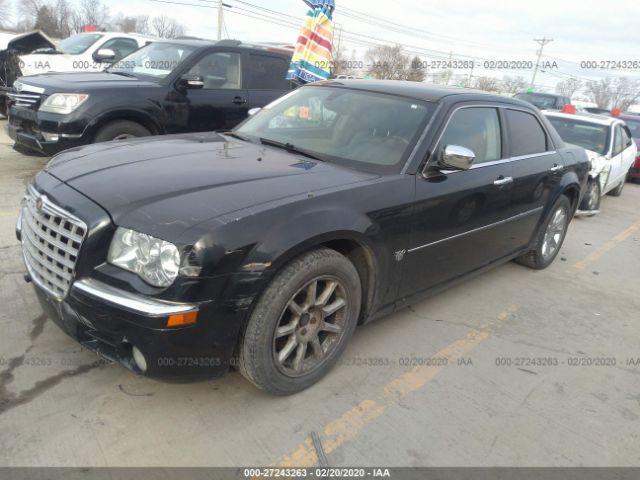 2C3KA63H27H811240 - 2007 CHRYSLER 300C  Black photo 2