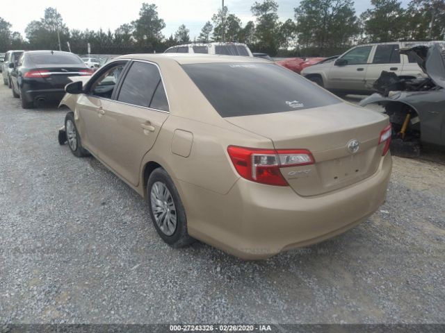 4T1BF1FK2CU085311 - 2012 TOYOTA CAMRY SE/LE/XLE Gold photo 3