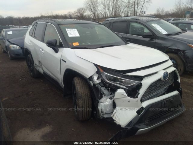 JTMEWRFV3LJ029647 - 2020 TOYOTA RAV4 XSE White photo 1