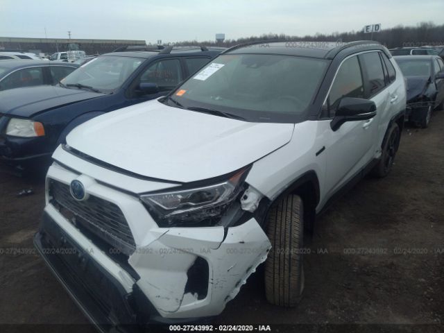 JTMEWRFV3LJ029647 - 2020 TOYOTA RAV4 XSE White photo 2