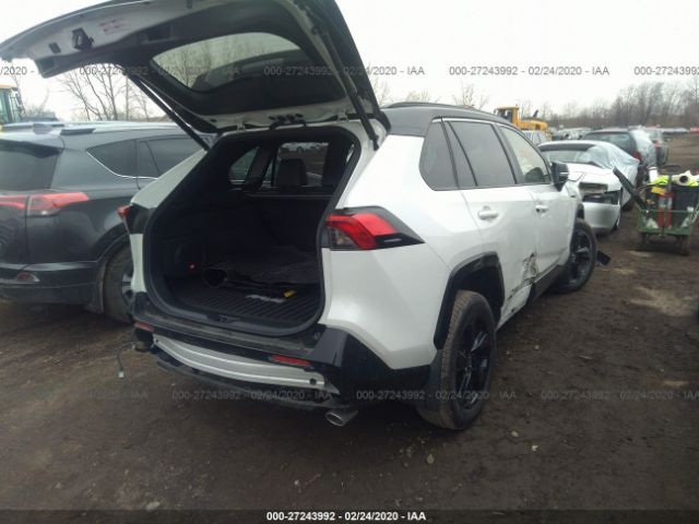 JTMEWRFV3LJ029647 - 2020 TOYOTA RAV4 XSE White photo 4