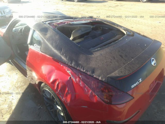 JN1AZ34D76M302737 - 2006 NISSAN 350Z COUPE Red photo 8