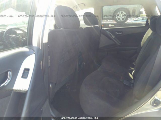 JN8AZ18U79W025466 - 2009 NISSAN MURANO S/SL Gold photo 8